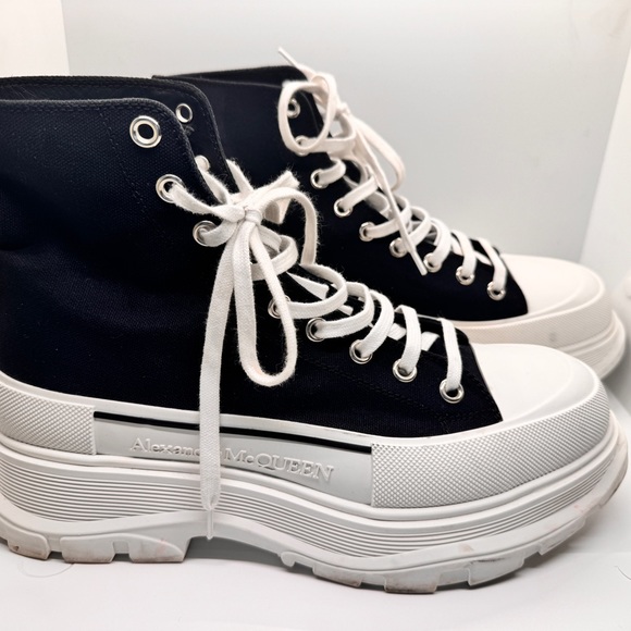 ALEXANDER McQUEEN THREADSLICK HIGHTOP SNEAKER - Picture 12 of 13